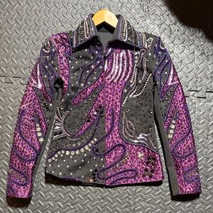 Women’s xxs Western show jacket Western pleasure showmanship stored in bag